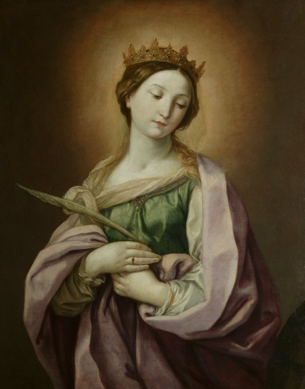 Szent Katalin, 1638-40 körül (olaj, vászon) alkotó: Guido Reni