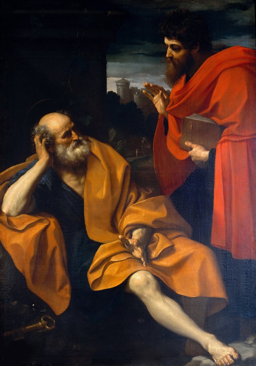 Szent Péter és Szent Pál apostolok, c. 1605. alkotó: Guido Reni