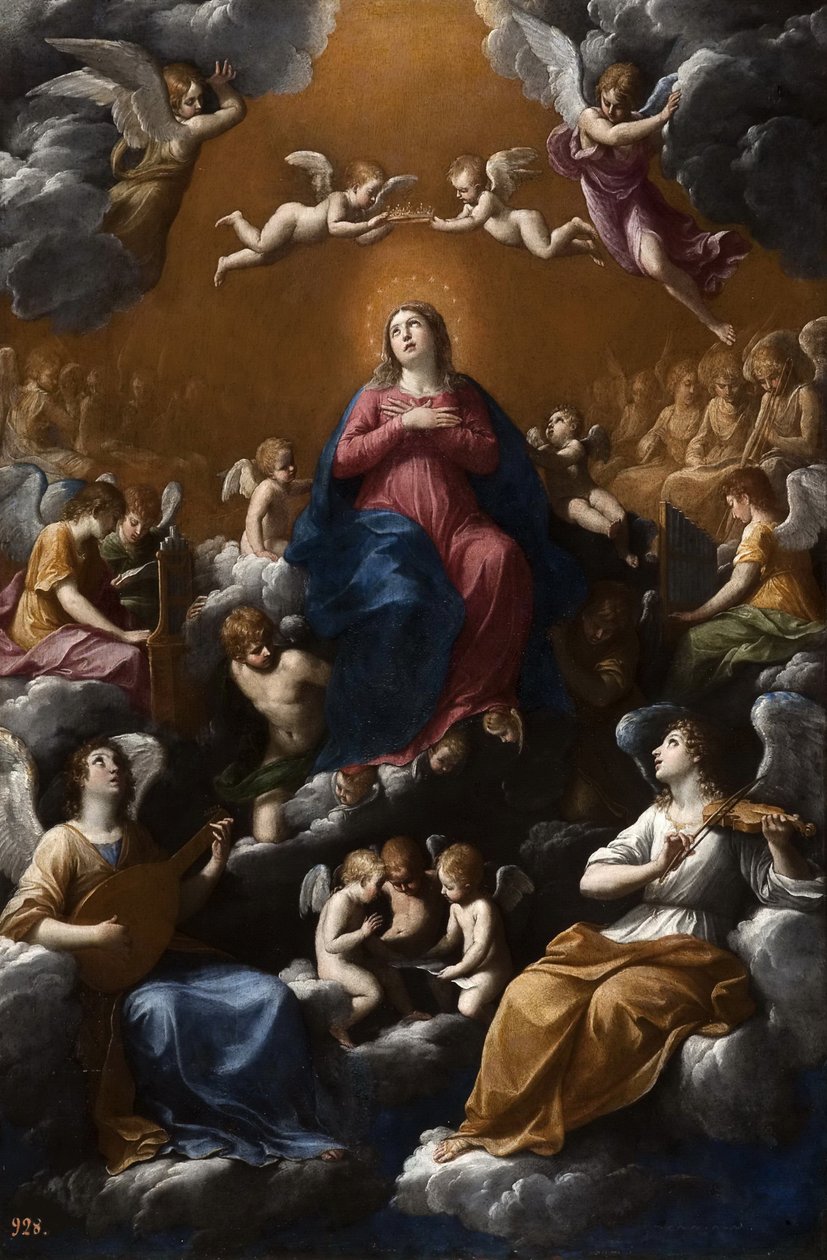 Boldogságos Szűz Mária mennybemenetele, 1603. alkotó: Guido Reni