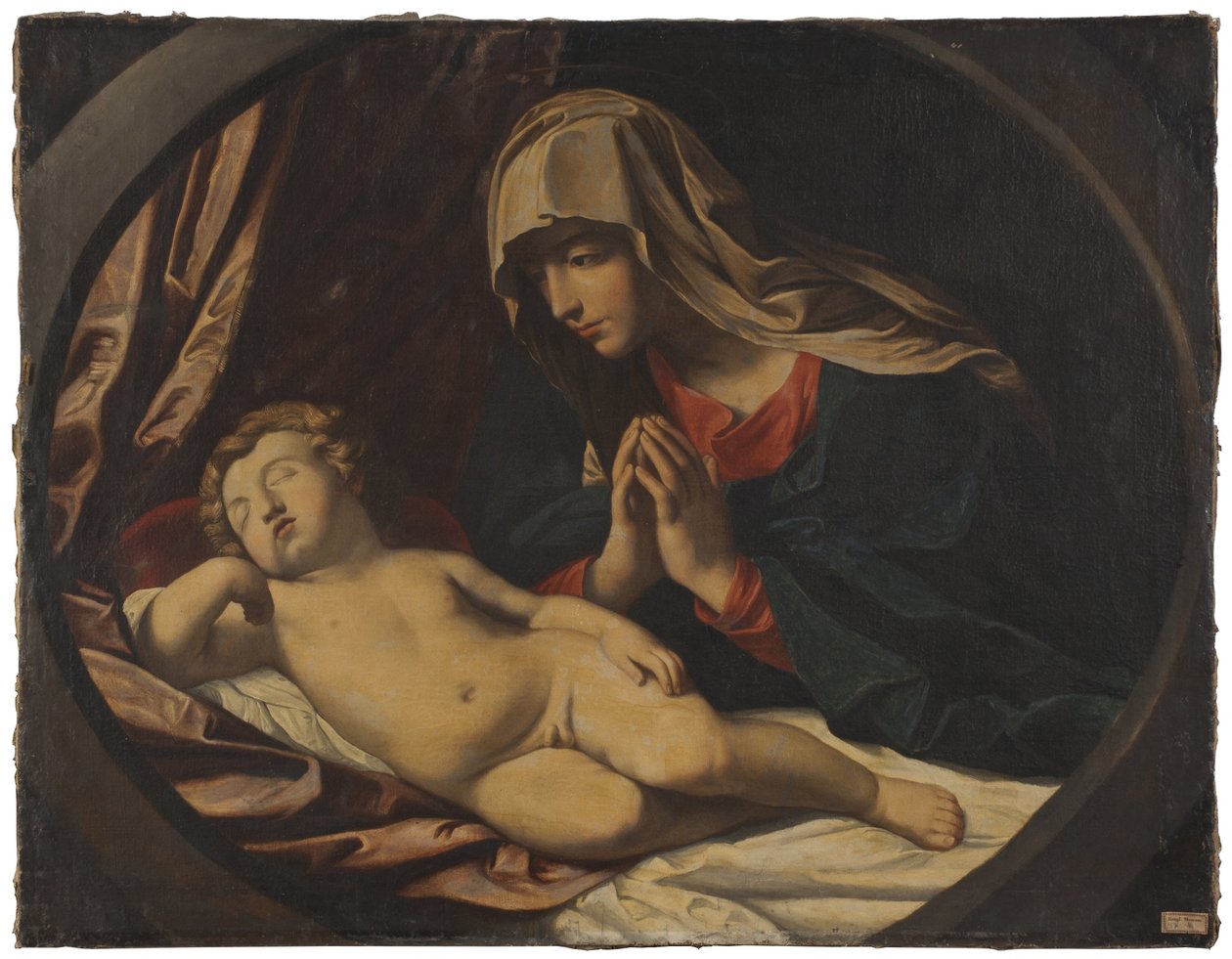 A Szűz és az alvó gyermek alkotó: Guido Reni