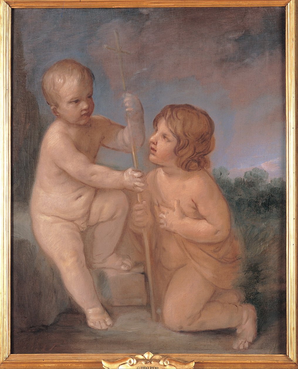 A gyermek Jézus és Szent János alkotó: Guido Reni