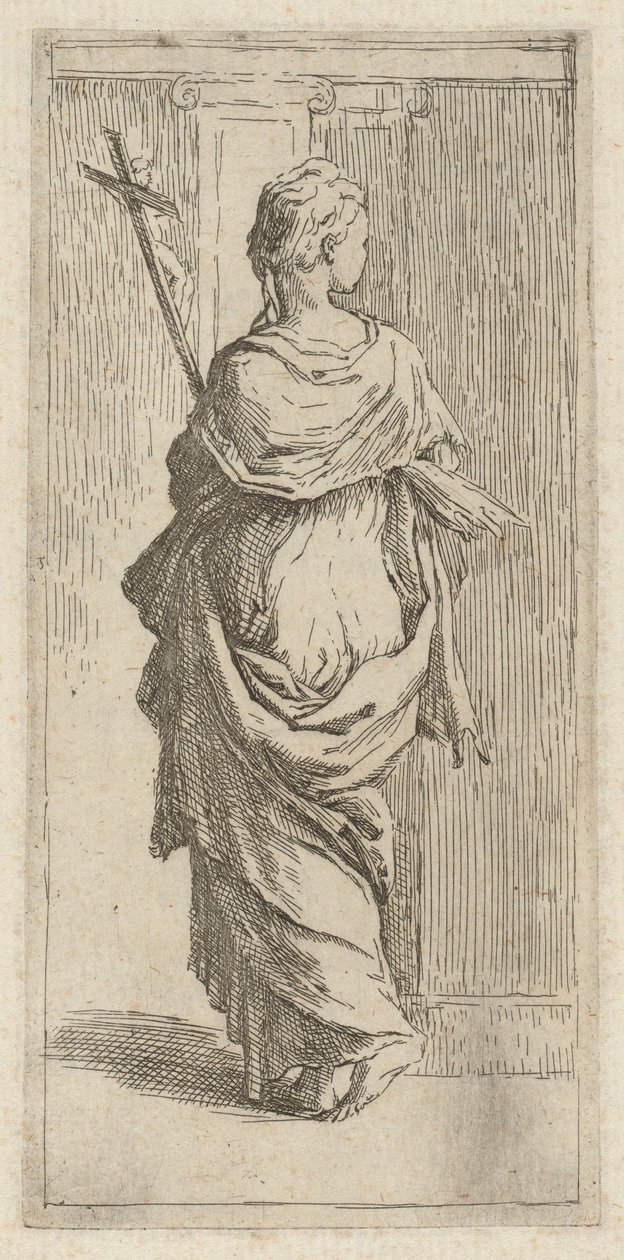 Egy lány feszülettel alkotó: Guido Reni, after Parmigianino
