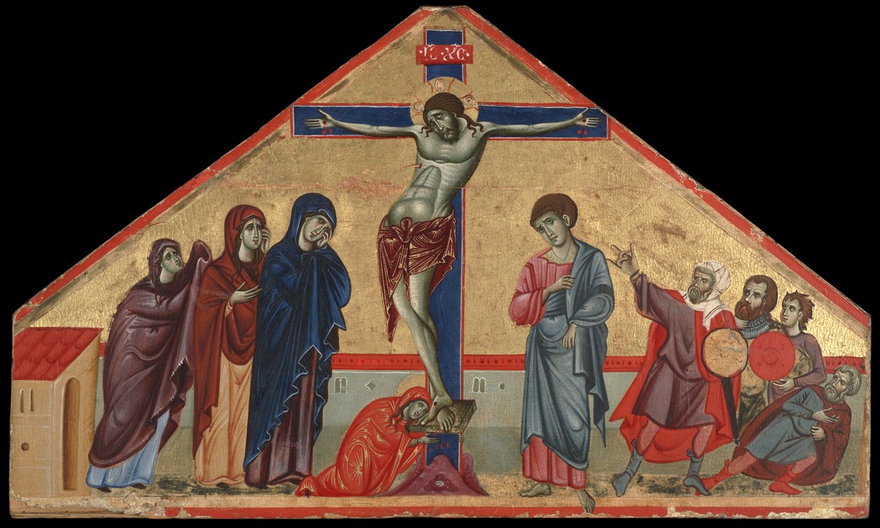 A keresztre feszítés alkotó: Guido da Siena