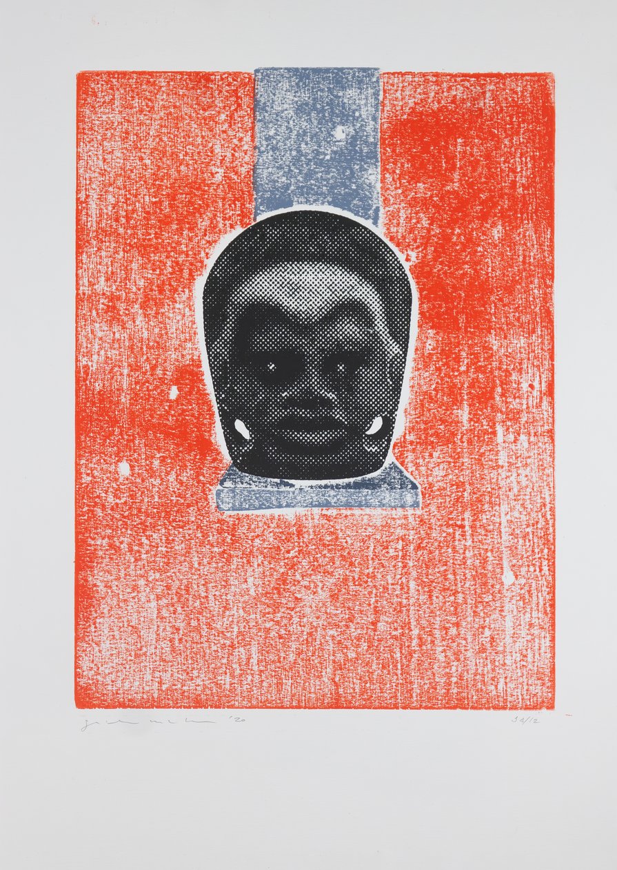 Láthatatlan szoba nº5, 2019 (fametszet és szitanyomás) alkotó: Guilherme Pontes