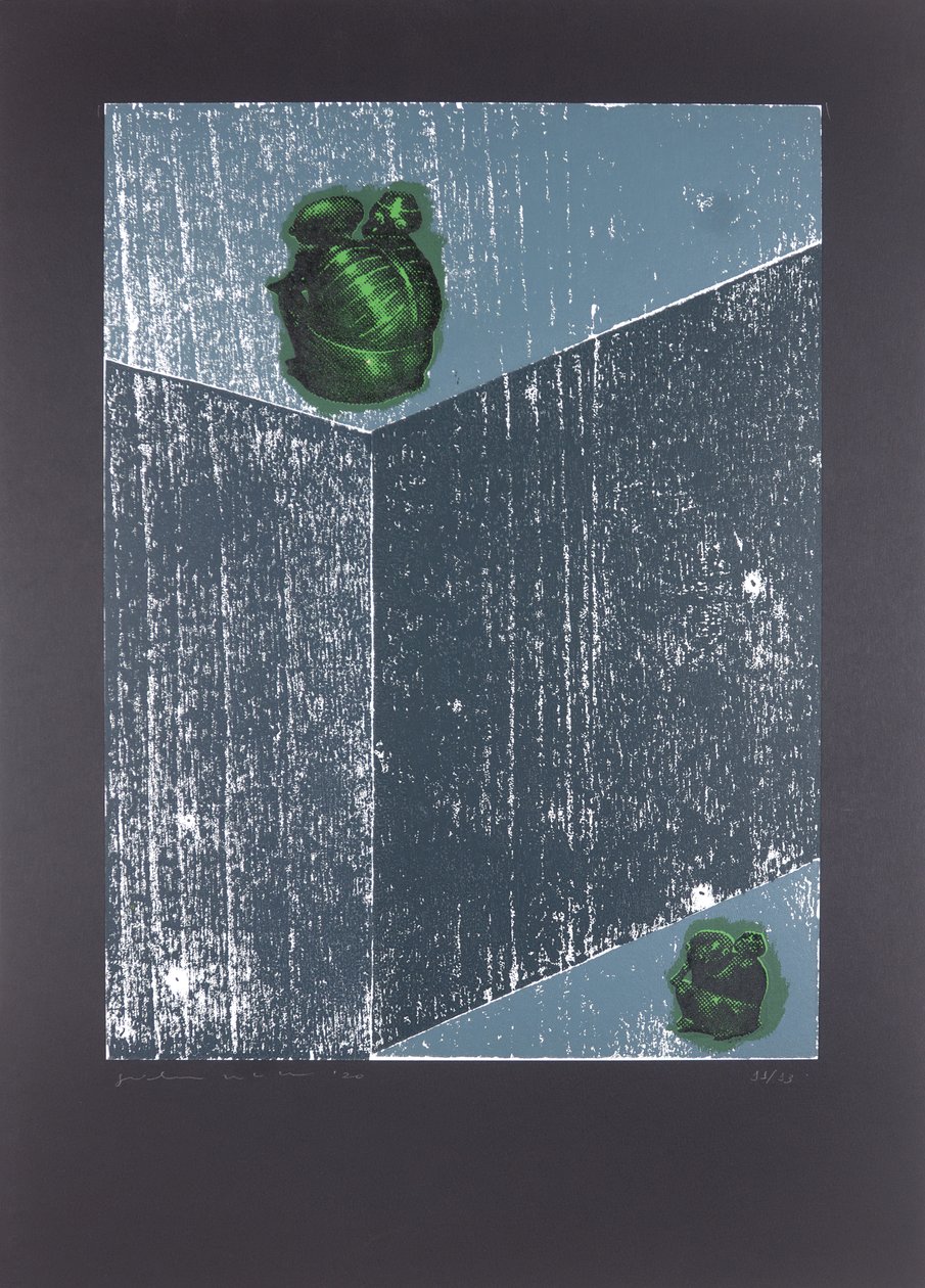 Invisible Room nº8, The Dream Of My Soul, 2019 (fametszet és szitanyomás) alkotó: Guilherme Pontes