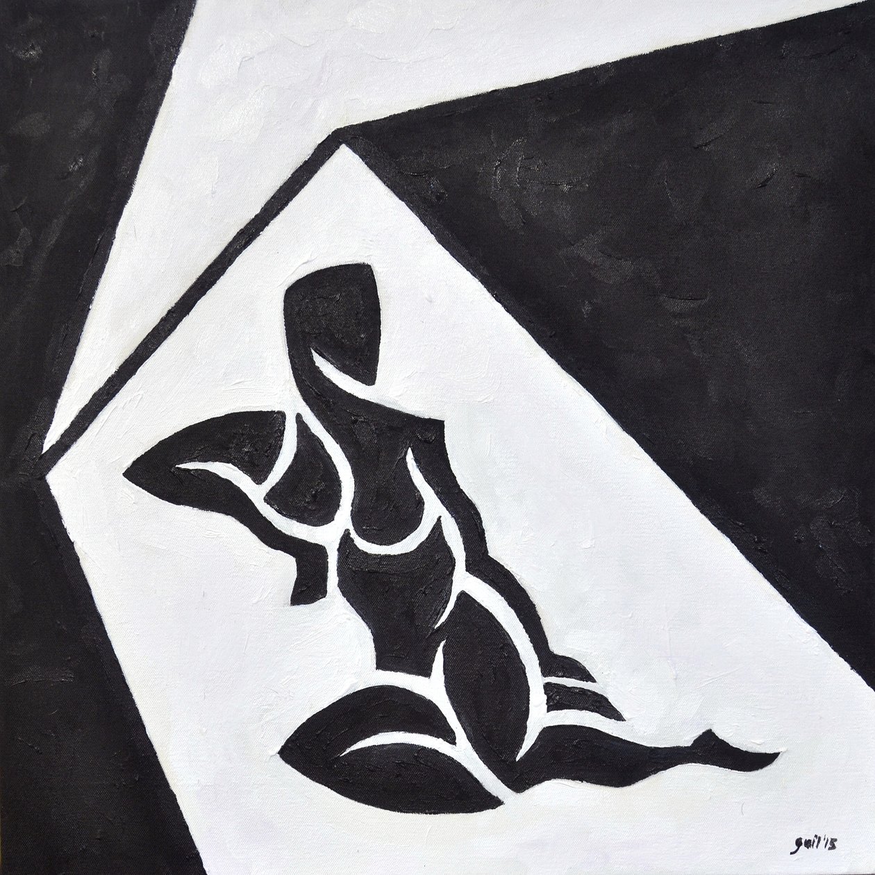 Lygia Nº4, 2014 (olaj, vászon) alkotó: Guilherme Pontes