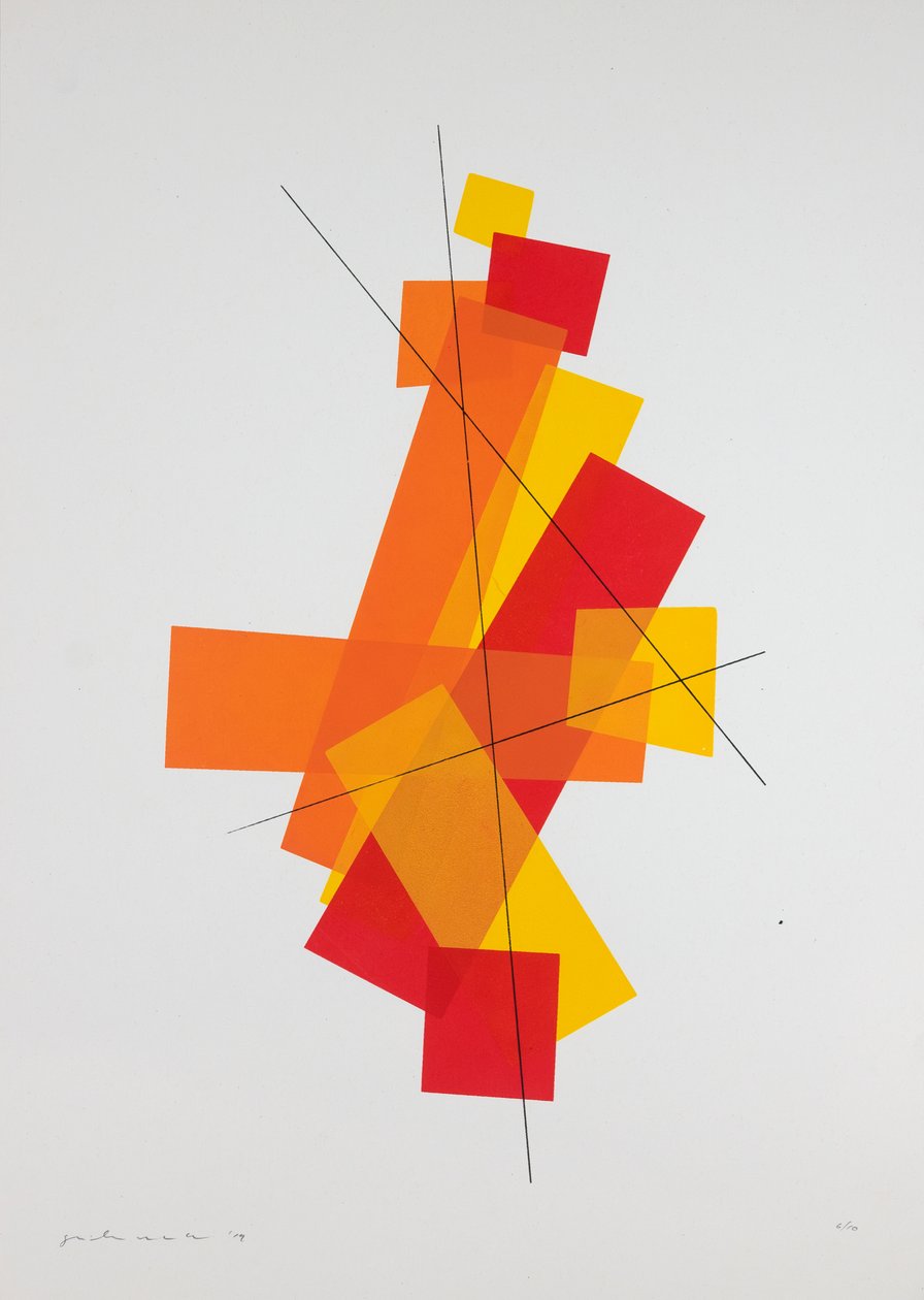 Movement Nº8, 2019 (silkscreen) alkotó: Guilherme Pontes