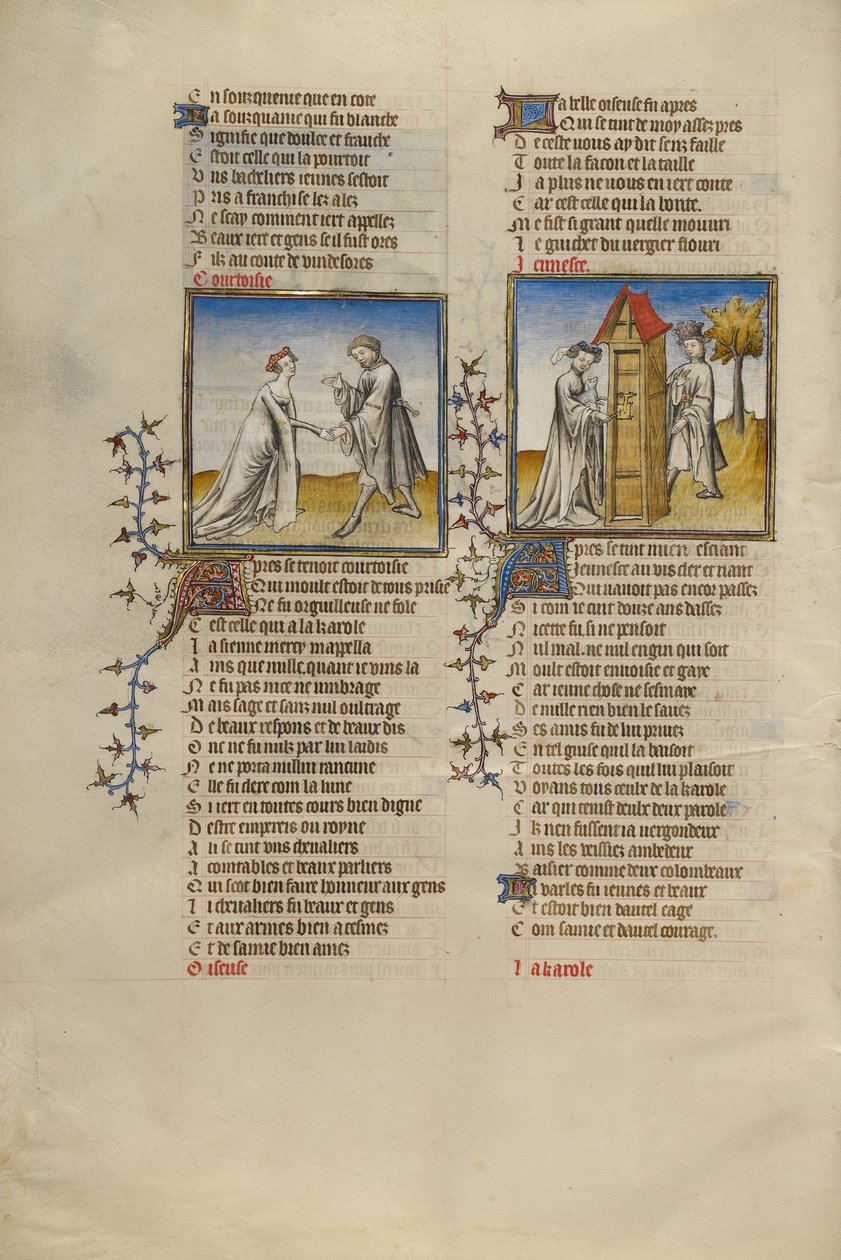 A rózsa romantikája alkotó: Guillaume de Lorris