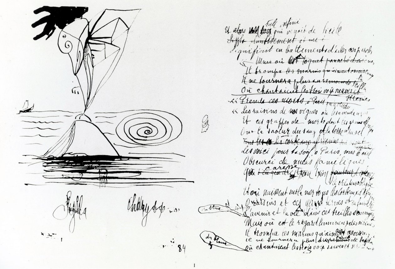 Vendémiaire, az "Alcools"-ból, 1913 alkotó: Guillaume Apollinaire