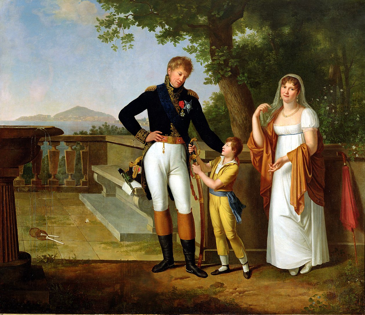 Rossetti tábornok (1776-1840) Nápoly és családja parancsnoka, 1813 körül alkotó: Guillaume Descamps