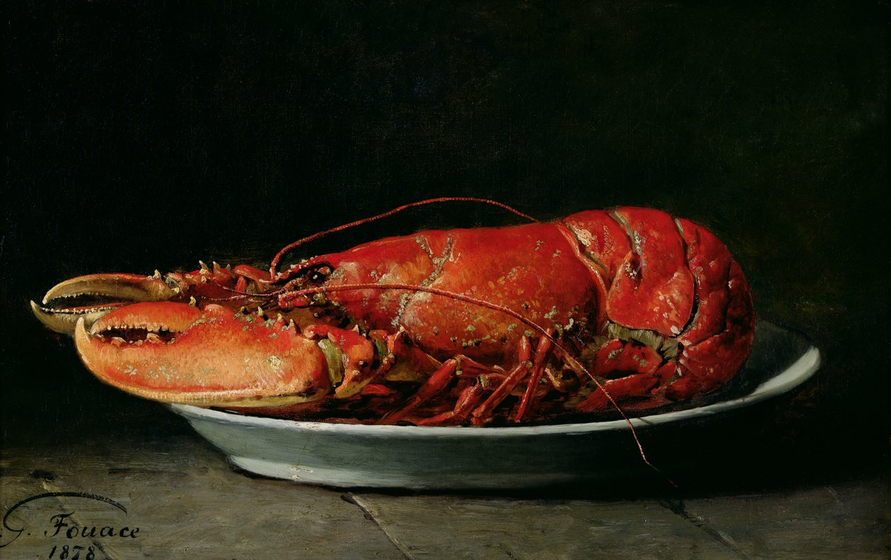 Homár, 1878 alkotó: Guillaume Romain Fouace