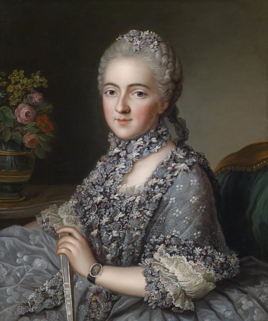 Egy hölgy portréja alkotó: Guillaume Voiriot