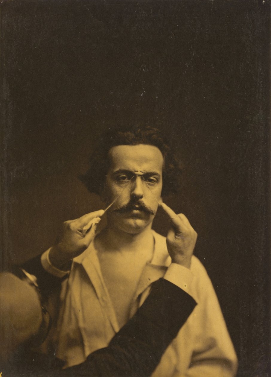A szigorúság kifejezése,1854-1856, nyomtatva 1862 (fénykép) alkotó: Guillaume Benjamin Armand Duchenne de Boulogne
