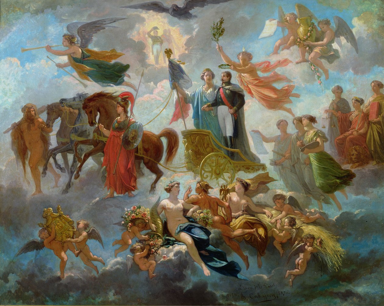 III. Napóleon apoteózisa (1808-73) 1854 alkotó: Guillaume Alphonse Harang Cabasson