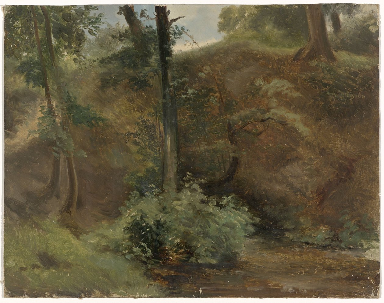 Fák a dűne tájban alkotó: Guillaume Anne van der Brugghen