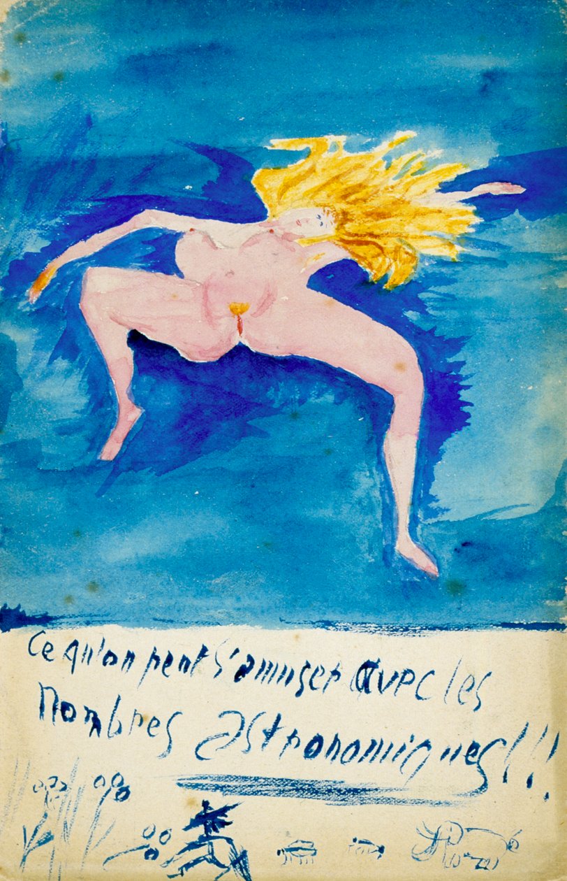 Milyen jól szórakozunk a csillagászati ​​számokkal!!, 1914 alkotó: Guillaume Apollinaire