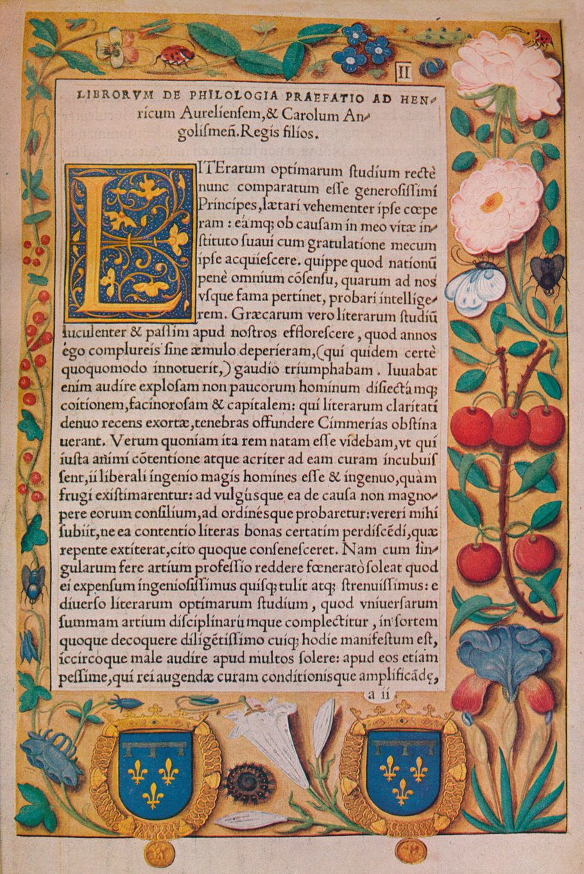 „A filológia”, c1530, 1947 alkotó: Guillaume Bude