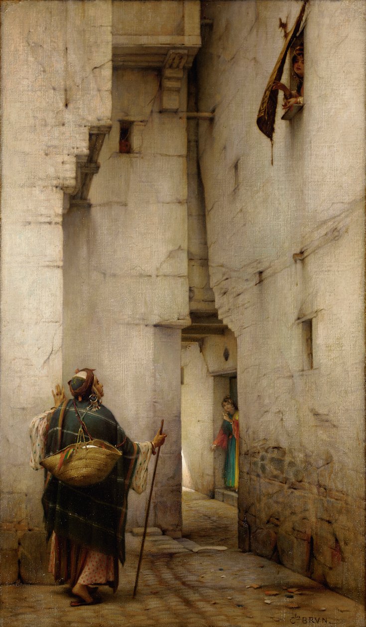 A sikátor alkotó: Guillaume Charles Brun