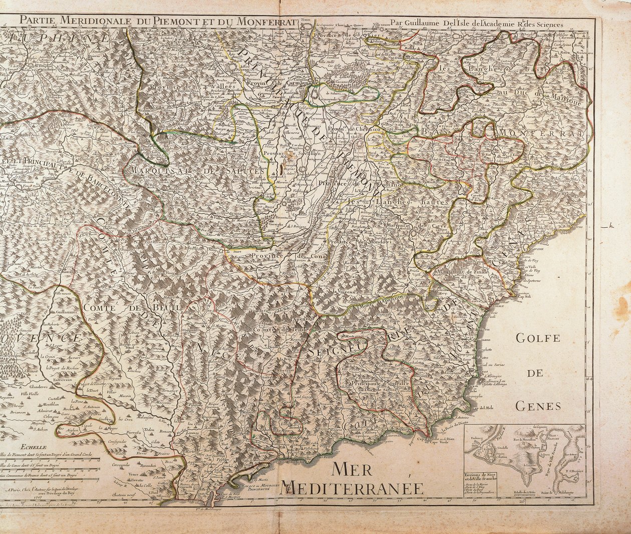 Dél-Piemont régió, Monferrato és Nyugat-Liguria régió. Guillaume de l