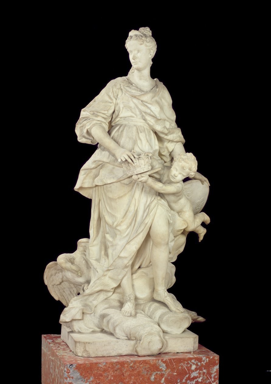 Marie Leszczynska (1703-68) Junoként, 1731 (márvány) alkotó: Guillaume I Coustou