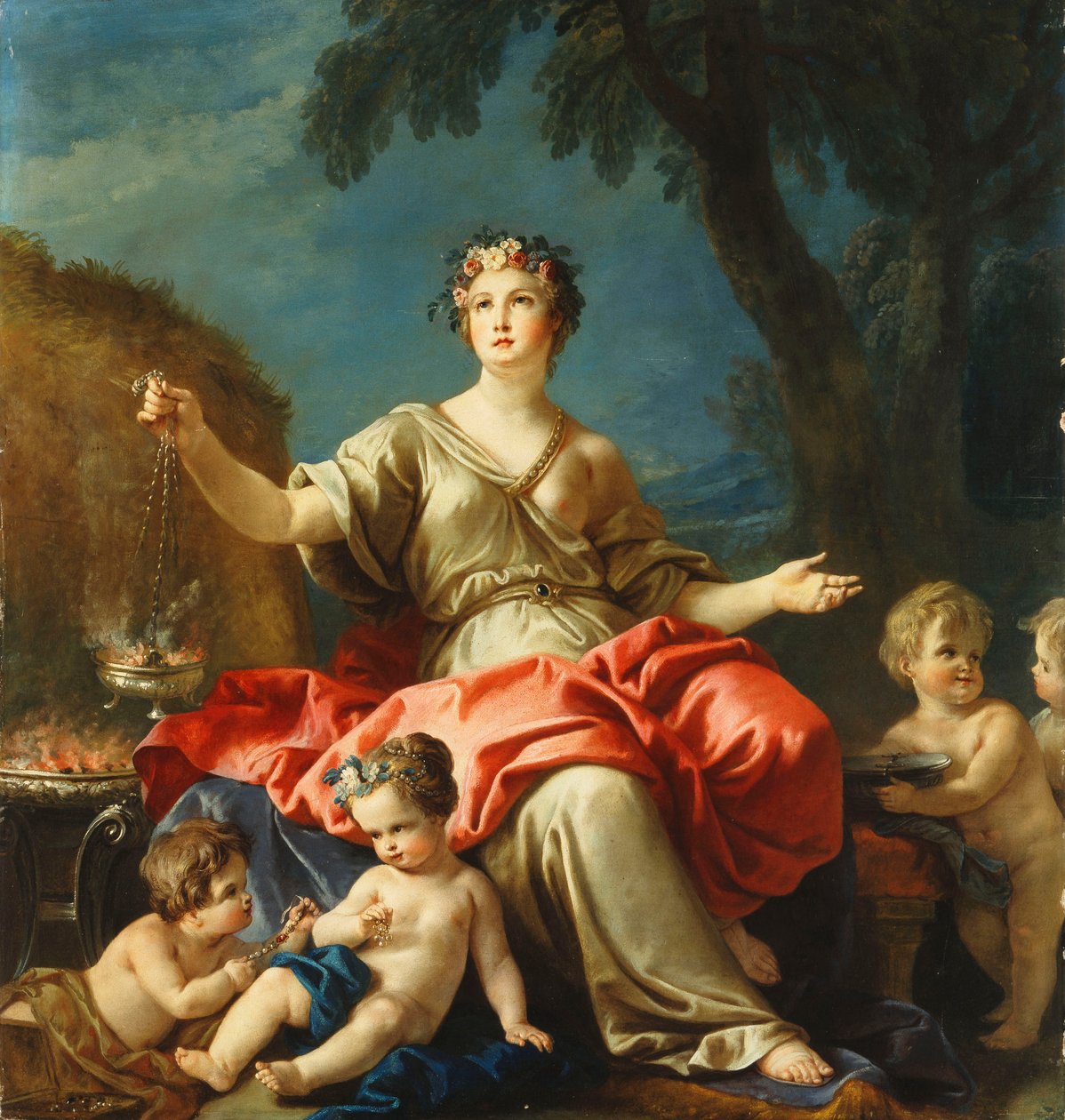 Ázsia megszemélyesítése, alkotó: Guillaume Thomas Raphael Taraval