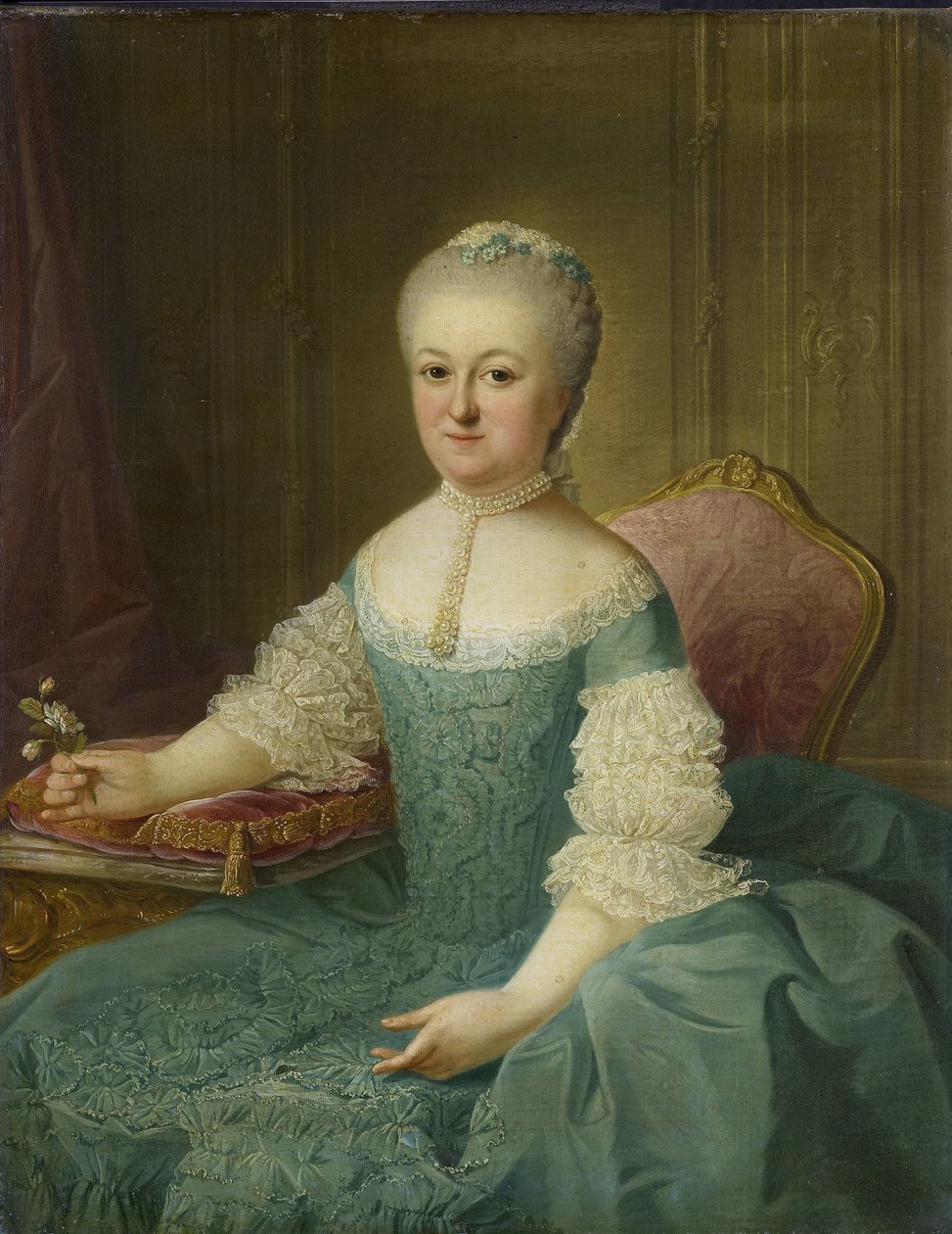 Portré egy hölgyről a van de Poll családból, valószínűleg Anna Maria Dedelről, Jan van de Poll feleségéről alkotó: Guillaume de Spinny