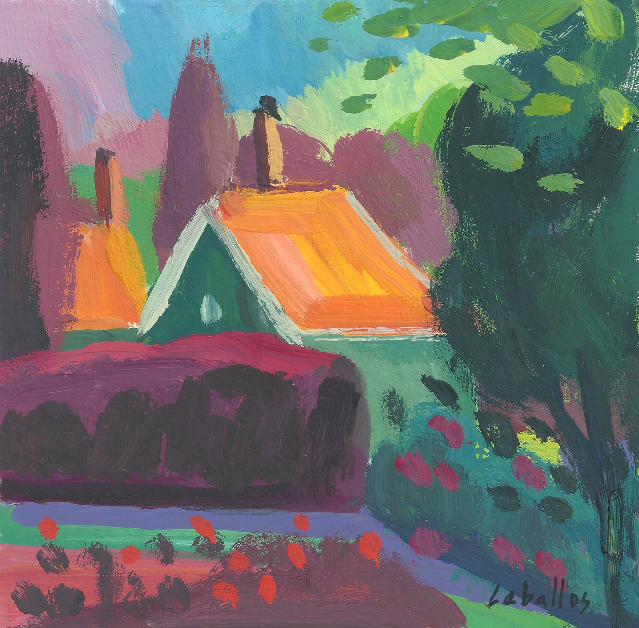 House in Holland, 2010 (gouache, papír) alkotó: Guillermo Martí Ceballos