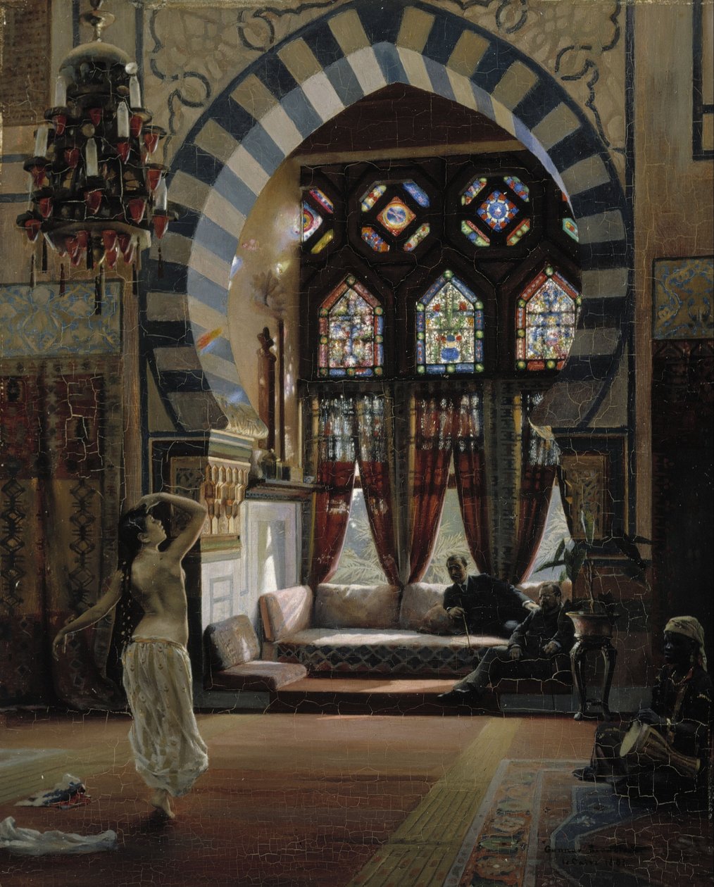 Almée, egy egyiptomi táncosnő alkotó: Gunnar Berndtson