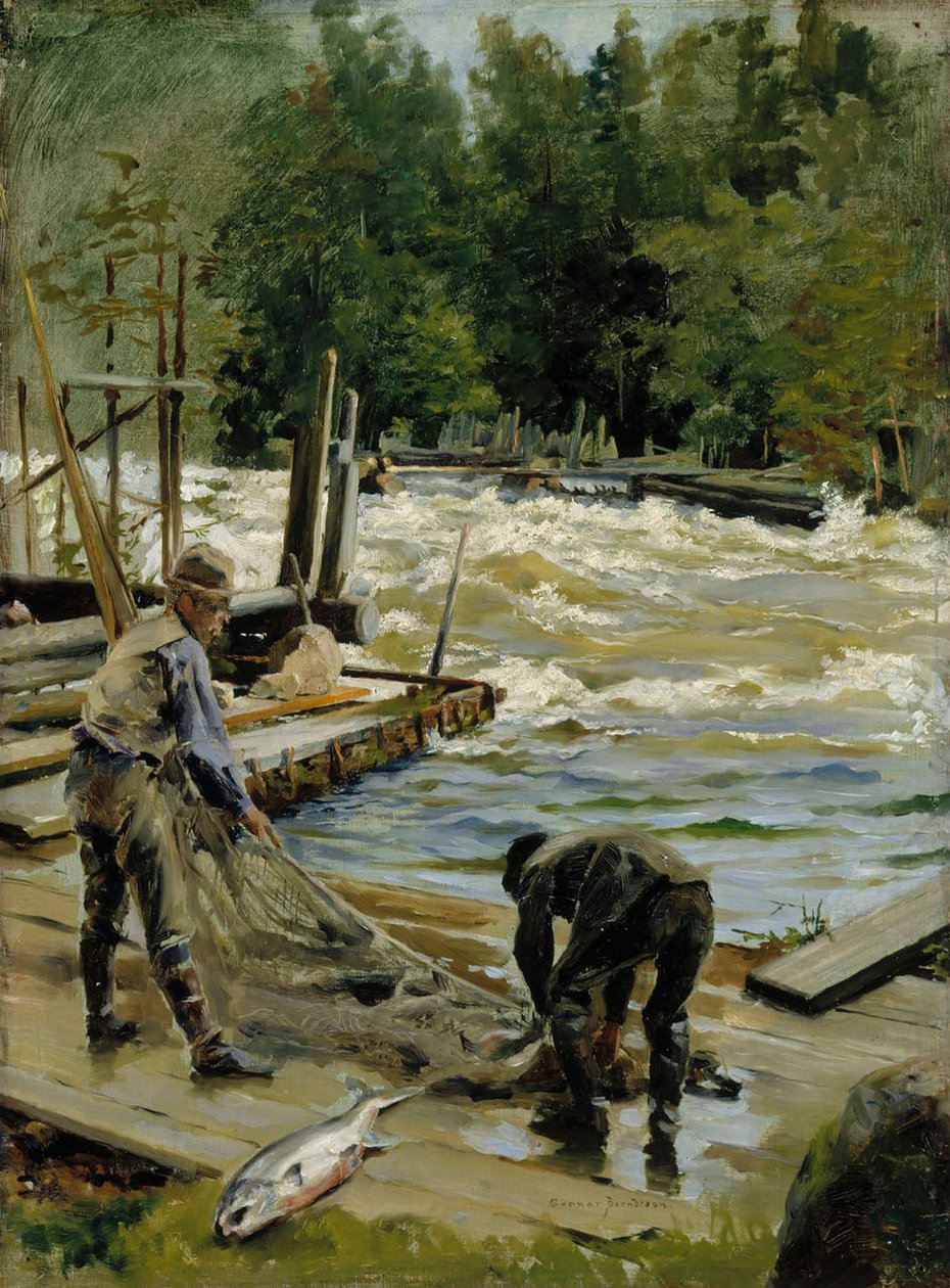 Lazachalászat alkotó: Gunnar Berndtson