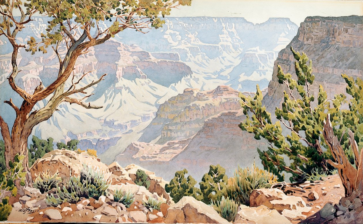 Grand Canyon (a fedélzeten) alkotó: Gunnar Widforss