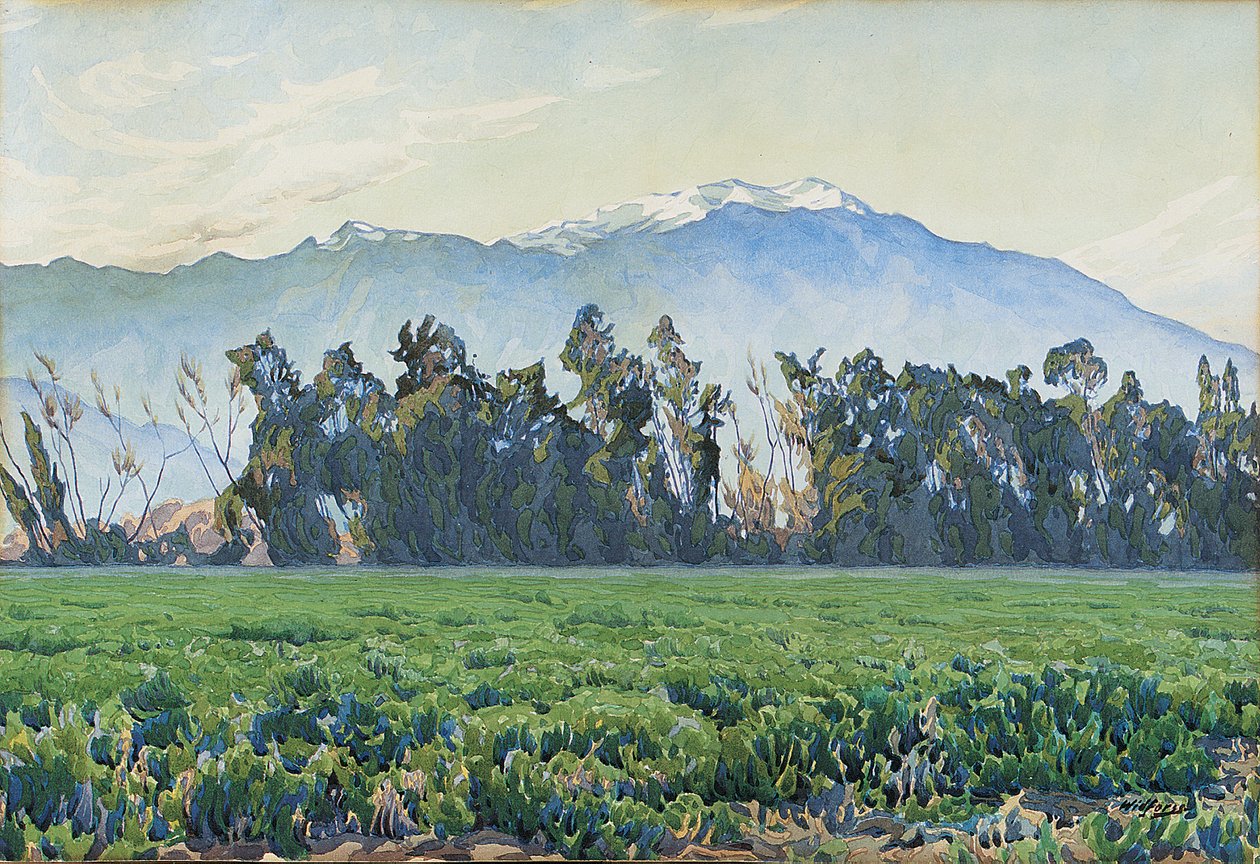 A Sierra Nevada-hegység (papír nélkül) alkotó: Gunnar Widforss