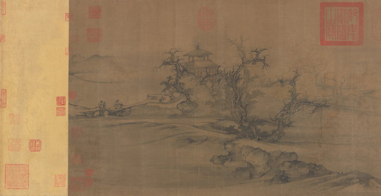 Öreg fák, szinttávolság, kb. 1080. alkotó: Guo Xi