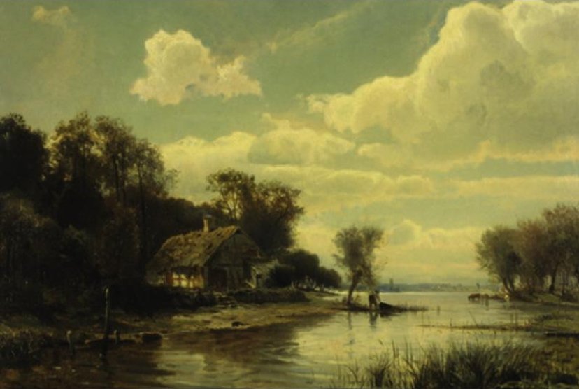 A halászok kunyhója alkotó: Gustaf Rydberg