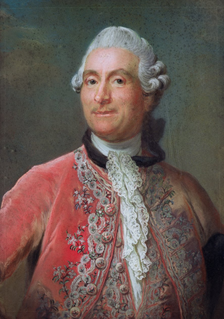 Charles Gravier (1719-87) Vergennes grófja, 1771-74 (pasztell, papíron) alkotó: Gustaf Lundberg