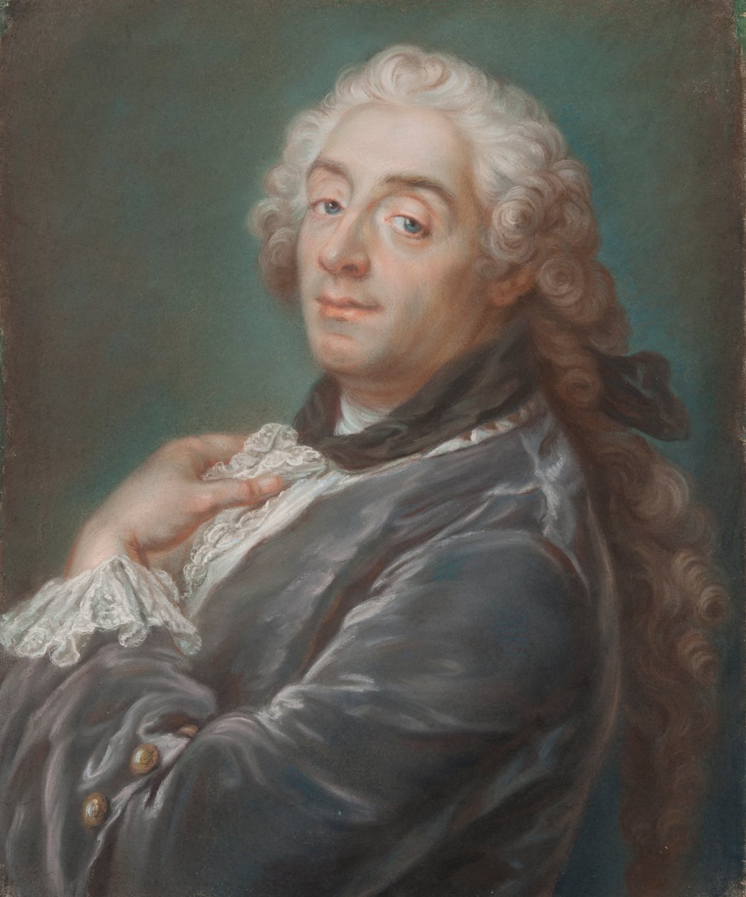 Francois Boucher, 1741 körül (pasztell) alkotó: Gustaf Lundberg