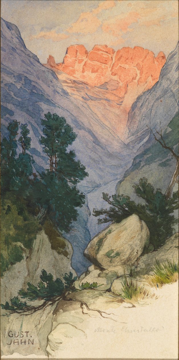 Monte Cristallo alkotó: Gustav Jahn