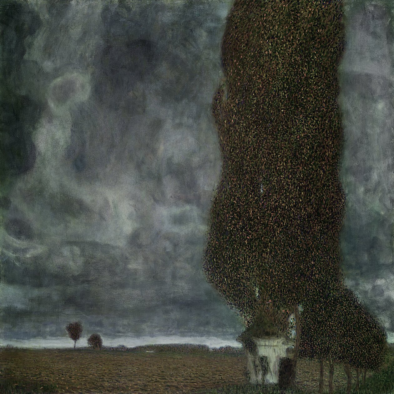 Közeledik a zivatar (The Large Poplar II), 1903 alkotó: Gustav Klimt