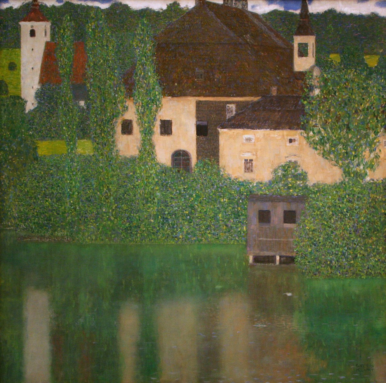 Vár árokkal.JPG alkotó: Gustav Klimt