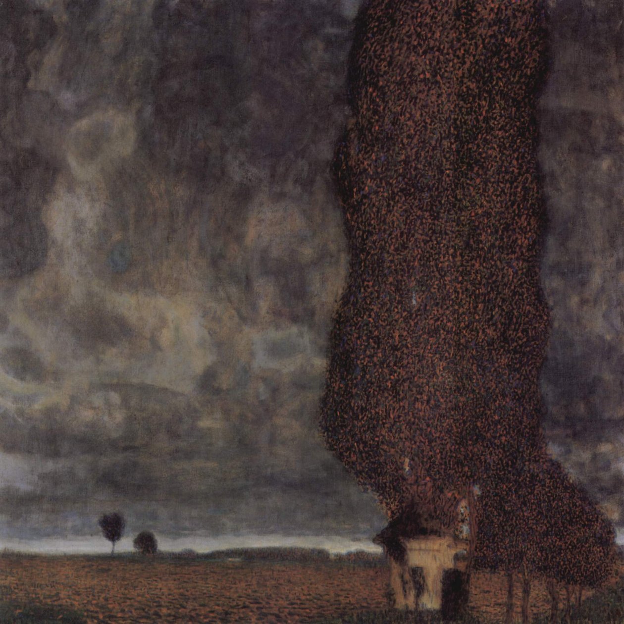 A nagy nyár vagy közeledő zivatar alkotó: Gustav Klimt