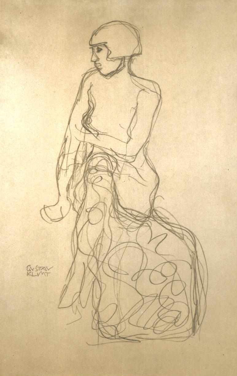Félidő balra alkotó: Gustav Klimt