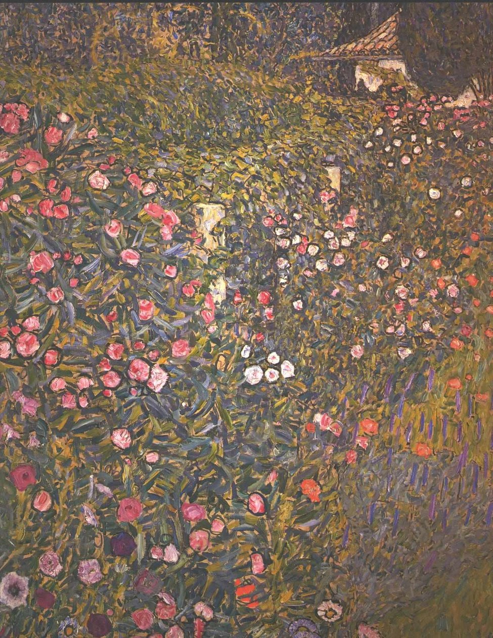 Olasz kerti táj alkotó: Gustav Klimt