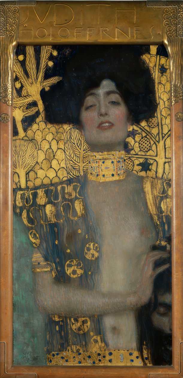 Judit Holofernész fejével. alkotó: Gustav Klimt