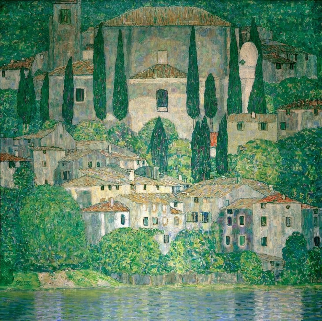Kirche in Cassone alkotó: Gustav Klimt