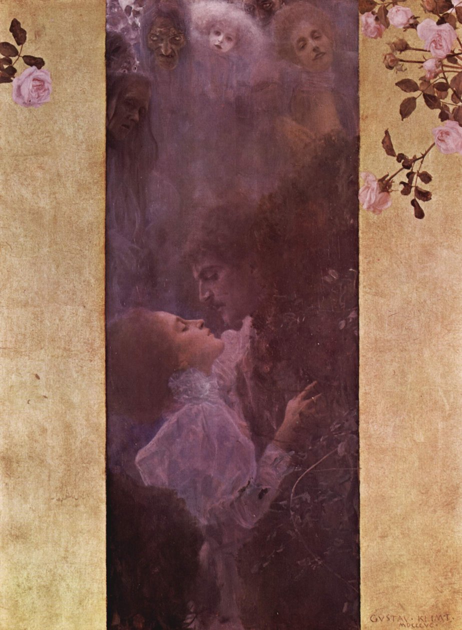 szeretet alkotó: Gustav Klimt