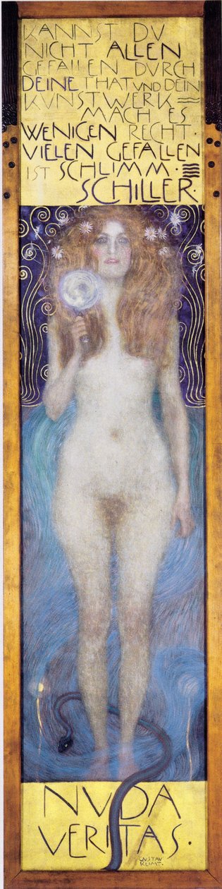 Akt Veritas alkotó: Gustav Klimt