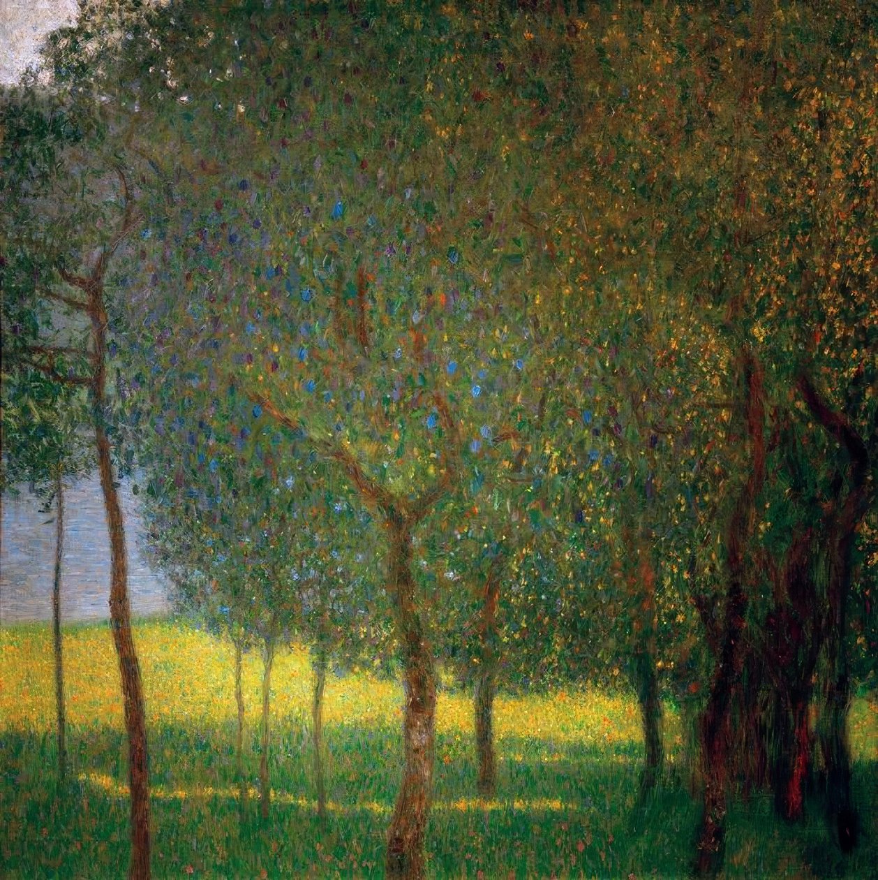 Gyümölcsfák az Attersee-n alkotó: Gustav Klimt