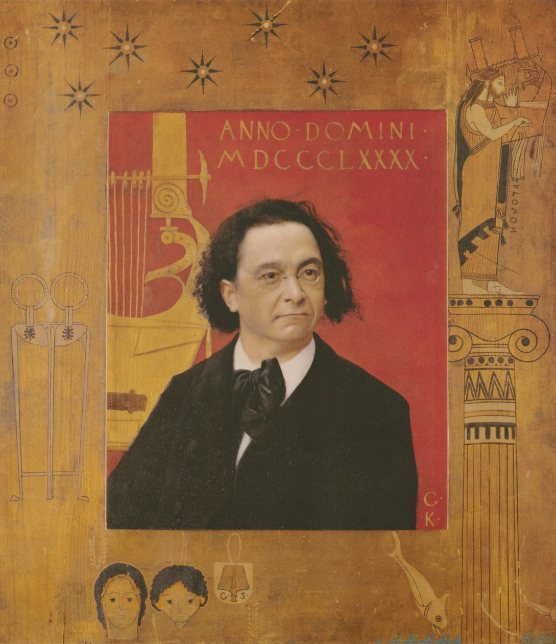 Josef Pembaur portréja alkotó: Gustav Klimt