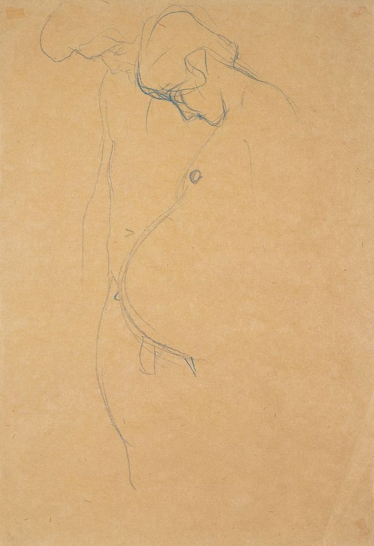 Terhes nő férjével alkotó: Gustav Klimt