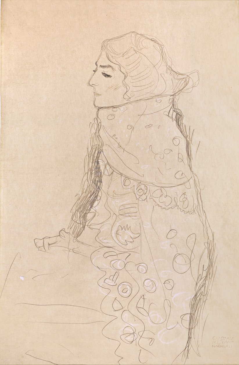 Ülő Nő alkotó: Gustav Klimt