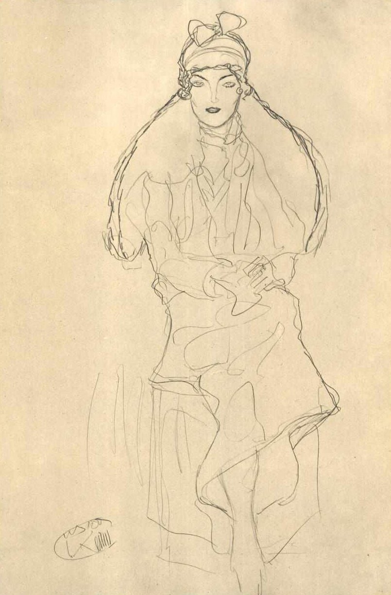 Elölről ülve alkotó: Gustav Klimt